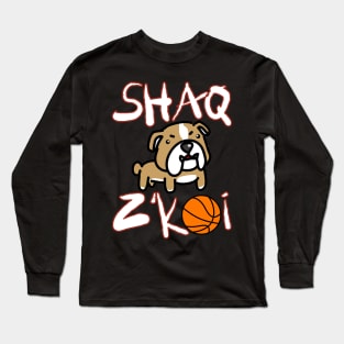 Shaq Z'Koi Academy Bulldogs Basketball Squad Warmup Jersey Long Sleeve T-Shirt